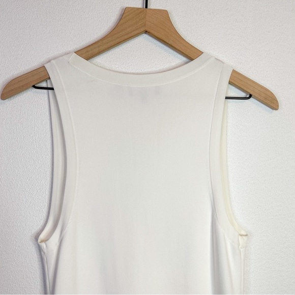 Theory Wrap Bodysuit Lustrate Jumpsuit White Small - Picture 8 of 16